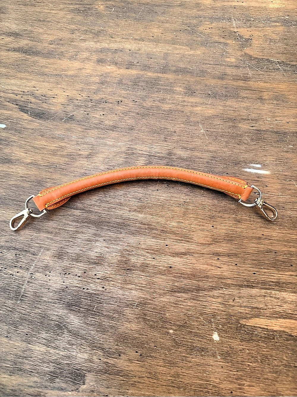 LV  Vachetta Leather Top Handle Replacement Gold-Tone Hardware